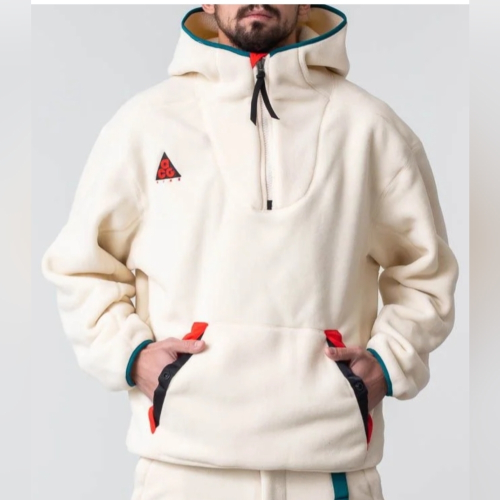 Nike ACG Sherpa Fleece Hoodie Light Cream